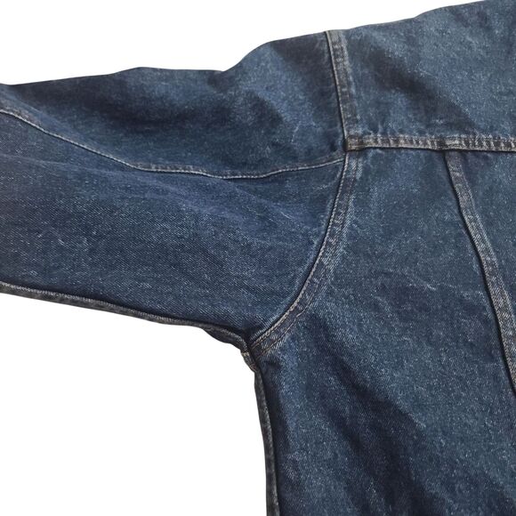 Wrangler Rugged Wear Mens Denim Jacket Blue Cotton Size XL - Picture 10 of 14